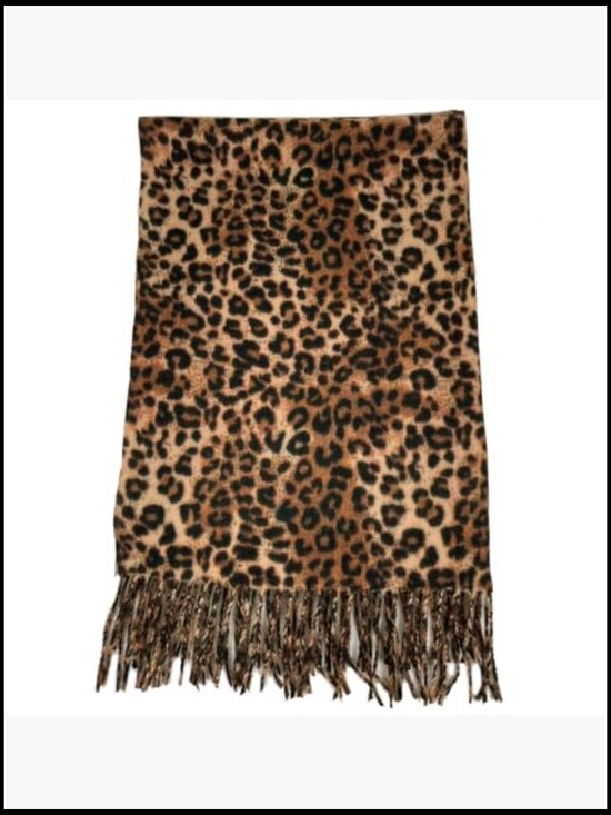 sofia-cashmere-leopard-print-  Oversized Leopard Print Scarf Wrap Shawl Soft Cashmere Blanket Scarf